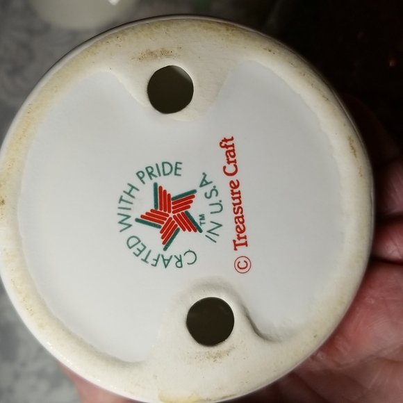 Vintage Treasure Craft Holiday Candlesticks Pair - Picture 4 of 5